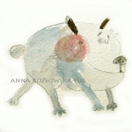 anna koz�owska-�uc, dekoracja-wnetrz, rysunki-i-grafiki, Piesek szary