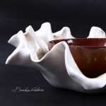 BoskaGaleria, dekoracja-wnetrz, ceramika, Zestaw Porcelanowo-Burgundowy