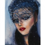zavada, dekoracja-wnetrz, obrazy, Alexis Carrington- cykl portret�w kobiecych