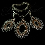 Silverka, bizuteria, komplety, Per�owe koronki