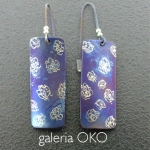 galeria OKO, bizuteria, kolczyki, W kwiatki