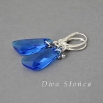 Dwa S�o�ca, bizuteria, kolczyki, Capri Blue