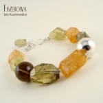 Fiszerowa, bizuteria, bransolety, Kwarcowe trio - bransoleta