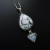 Księżycowa poświata - srebrny wisior z opalem dendrytowym i kamieniem księżycowym / Kornelia Sus / Biżuteria / Wisiory