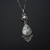 Kornelia Sus, Biżuteria, Wisiory, Wzgórza snów - srebrny naszyjnik z opalem dendrytowym i perłą