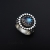 Rysy światła - srebrny pierścionek z kamieniem księżycowym