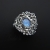 Srebrzy się noc - srebrny pierścionek z kamieniem księżycowym / Kornelia Sus / Biżuteria / Pierścionki