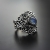 Srebrzy się noc - srebrny pierścionek z kamieniem księżycowym / Kornelia Sus / Biżuteria / Pierścionki
