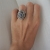 Myślami w obłokach - srebrny pierścionek z tanzanitem / Kornelia Sus / Biżuteria / Pierścionki