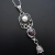 Jeżynowy amulet - srebrny wisior z perłą, rubinem i onyksem / Kornelia Sus / Biżuteria / Wisiory