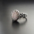 Pocałunki świtu - srebrny pierścionek z opalem australijskim / Kornelia Sus / Biżuteria / Pierścionki