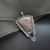 Kornelia Sus, Biżuteria, Wisiory, Sieci koronkowych dróg - srebrny naszyjnik z jaspisem i czarnym opalem ognistym