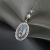 Kornelia Sus, Biżuteria, Naszyjniki, Piórko we mgle - srebrny naszyjnik z kwarcem dendrytowym i perłą