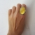 Słoneczne wspomnienie - srebrny pierścionek z bursztynem / Kornelia Sus / Biżuteria / Pierścionki