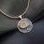 Kornelia Sus, Biżuteria, Naszyjniki, Pocałunki ciszy - srebrny naszyjnik z kwarcem dendrytowym i perłą