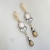 Kornelia Sus, Biżuteria, Kolczyki, W poprzek tęczy - srebrne kolczyki z opalem etiopskim, kwarcem różowym i perłą