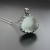 Muszelka błęktiu - srebrny naszyjnik z kryształem andara