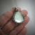 Muszelka błęktiu - srebrny naszyjnik z kryształem andara / Kornelia Sus / Biżuteria / Naszyjniki