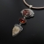 Kwiaty szorstkich dróg - srebrny naszyjnik z agatem mszystym, bursztynem i koralem fossil / Kornelia Sus / Biżuteria / Naszyjniki
