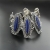 Kornelia Sus, Biżuteria, Bransolety, Zamieć pośród gwiazd - srebrna bransoletka z lapis lazuli
