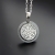 Kornelia Sus, Biżuteria, Naszyjniki, Na progu zimy - dwustronny srebrny naszyjnik z agatem dendrytowym i masą perłową