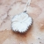 Posłuchaj zimowych lasów - srebrny dwustronny naszyjnik z kwarcem dendrytowym i kwiatem z masy perłowej / Kornelia Sus / Biżuteria / Naszyjniki