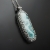 Ponad wiatrem - srebrny naszyjnik z larimarem / Kornelia Sus / Biżuteria / Naszyjniki