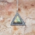 Zaklęty trójkąt - srebrny naszyjnik z labradorytem / Kornelia Sus / Biżuteria / Naszyjniki