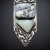 Zimowe baśnie - srebrny naszyjnik z opalem dendrytowym i opalem australijskim / Kornelia Sus / Biżuteria / Naszyjniki