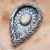 Studnia czasu - srebrny naszyjnik z opalem etiopskim / Kornelia Sus / Biżuteria / Naszyjniki