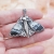 Nocny zwiastun - srebrny naszyjnik w kształcie motyla / Kornelia Sus / Biżuteria / Naszyjniki