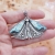 Trzepot skrzydeł - srebrny naszyjnik w kształcie motyla / Kornelia Sus / Biżuteria / Naszyjniki