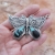 Zaklęte ogrody - srebrny naszyjnik w kształcie motyla / Kornelia Sus / Biżuteria / Naszyjniki