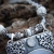 Zimowe szczyty - srebrny naszyjnik z opalem dendrytowym, kamieniem księżycowym i perłami / Kornelia Sus / Biżuteria / Naszyjniki