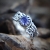 Niebieskie szlaki - srebrny pierścionek z tanzanitem / Kornelia Sus / Biżuteria / Pierścionki
