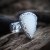Spoza mgły - srebrny pierścionek z kamieniem księżycowym / Kornelia Sus / Biżuteria / Pierścionki