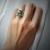 W ziarenkach czasu - srebrny pierścionek z ammolitem / Kornelia Sus / Biżuteria / Pierścionki