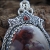 Baśń szklanej góry - srebrny naszyjnik z agatem mszystym i granatami / Kornelia Sus / Biżuteria / Naszyjniki