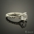 Diament Herkimer - pierścionek / Amju Designs / Biżuteria / Pierścionki
