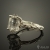 Kwarc tybetański (kryształ górski) - pierścionek / Amju Designs / Biżuteria / Pierścionki