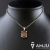 Miedziany rutyl w kwarcu (kwarc rutylowy)  / Amju Designs / Biżuteria / Wisiory