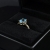 Sky blue Topaz w białym złocie / Amju Designs / Biżuteria / Pierścionki
