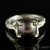 Amju Designs, Biżuteria, Pierścionki, Czarna słodkowodna perła - delikatny pierścionek