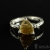 Amju Designs, Biżuteria, Pierścionki, Kwarc ze złotym rutylem - pierścionek