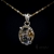 Diament z Herkimer oraz cytryn / Amju Designs / Biżuteria / Wisiory