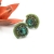 Izziland, Biżuteria, Kolczyki, Wachlarze emerald