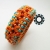Bransoletka soutache 3D turkusowo-pomaranczowa / Tender December / Biżuteria / Bransolety