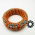 Bransoletka soutache 3D turkusowo-pomaranczowa / Tender December / Biżuteria / Bransolety