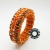 Bransoletka soutache 3D pomarańczowa / Tender December / Biżuteria / Bransolety
