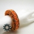 Bransoletka soutache 3D pomarańczowa / Tender December / Biżuteria / Bransolety